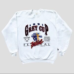 Grey Cup Festival Winnipeg 1991 Fruit of the Loom Sweatshirt (XL fits M)